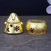 Metal Santa Claus Incense Burner With Hollow Snowflake Design Perfect For Christmas Home Decor Aromatherapy Meditation