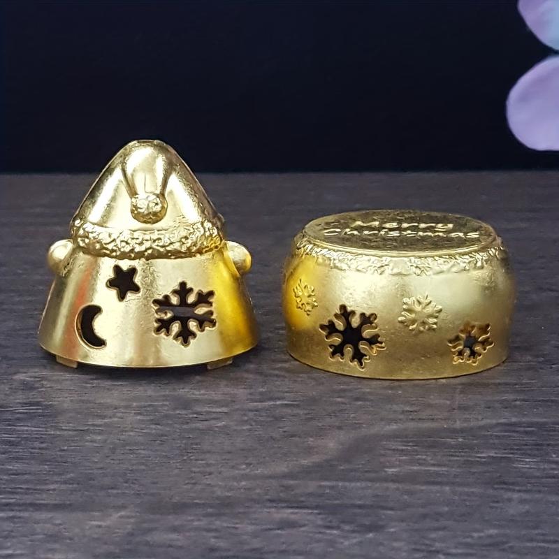 Metal Santa Claus Incense Burner With Hollow Snowflake Design Perfect For Christmas Home Decor Aromatherapy Meditation