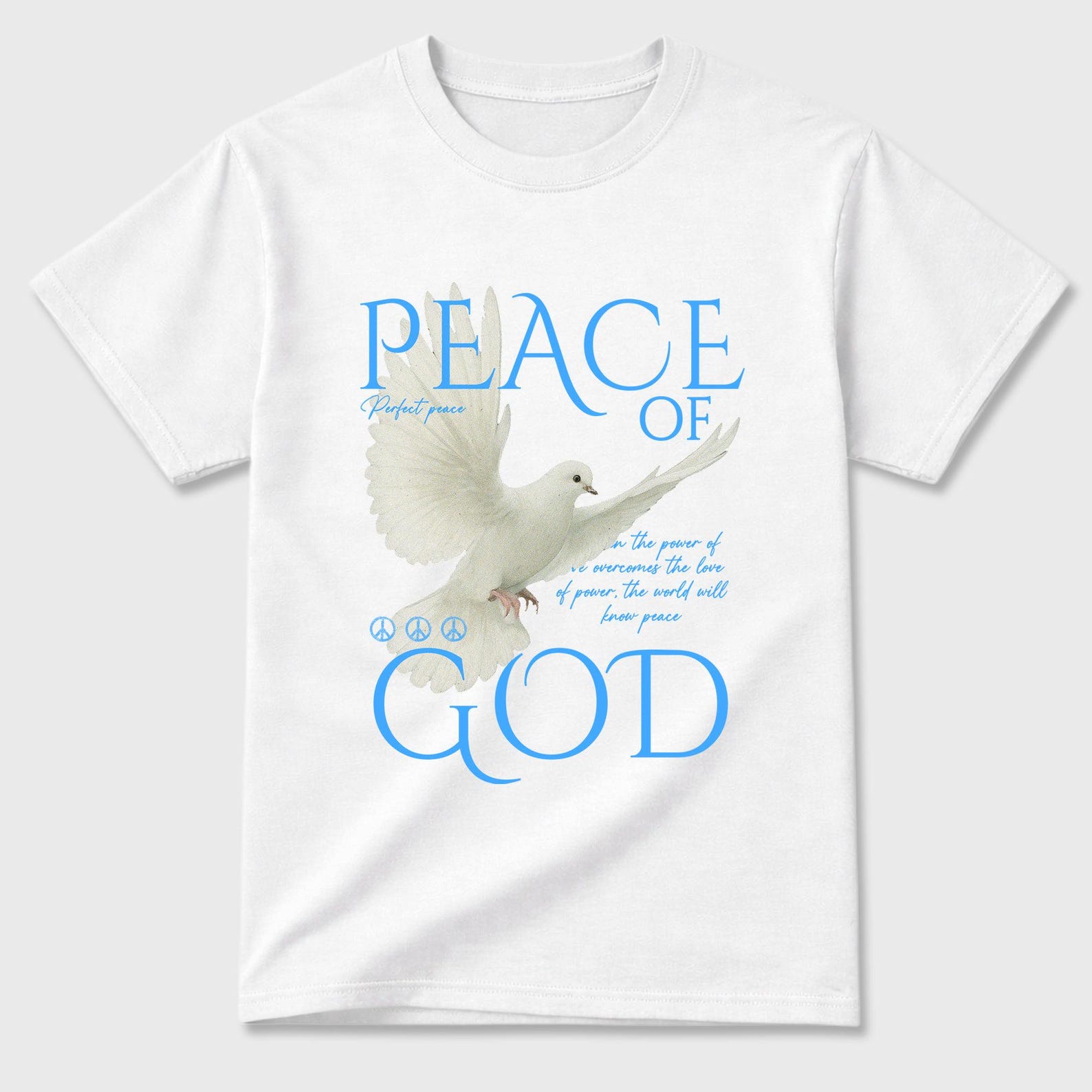 Peace of God Graphic Tee - best T-Shirts to wear with jordans 11s University Blue 2XL