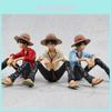 One Piece Luffy Car Decoration Figure Pvc Material Perfect For Anime Fans