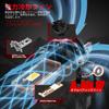 MUEYNIUK h7led headlight, explosive light, vehicle inspection compatible led bulb,
