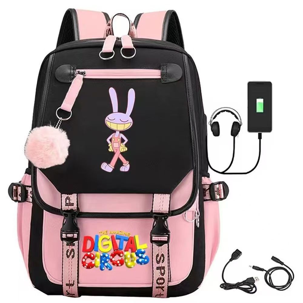 Backpack School Bag Primary School Students Junior High School Students College Students Campus Backpack