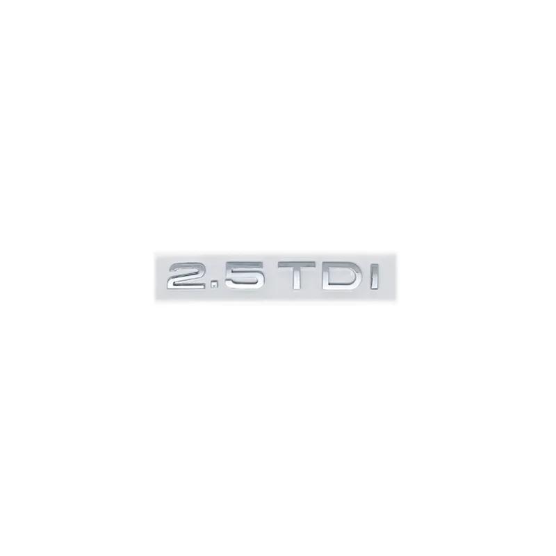 3D ABS Letters 2.0TDI 2.5TDI 3.0TDI 35TDI 40TDI 45TDI 50TDI Emblem for Audi A1 A3 A4 A5 A6 A7 A8 Q2 Q3 Q5 Q7 Car Trunk Sticker