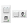 EU Standard 120 Tuya Wireless Two-Way Alexa Wall Switch