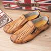 Fashionable Summer New Casual and Comfortable Octopus Bean Shoes for Men's Hollow Breathable Outdoor Sports and Casual Shoes