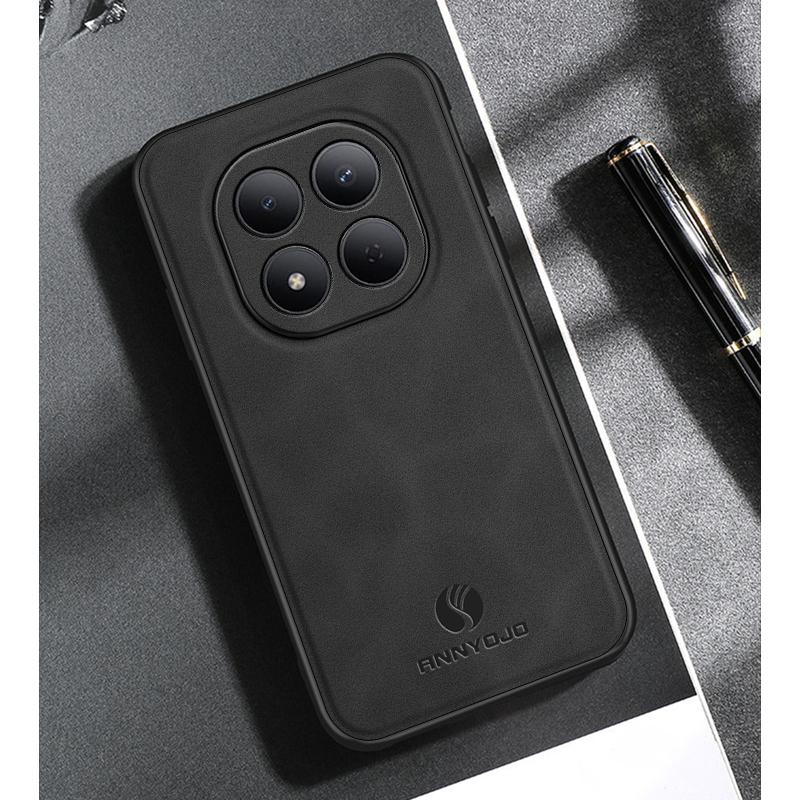 

Ударопрочный Пылезащитный Тонкий Чехол-Накладка для Xiaomi POCO X8 Pro MAX F8 Ultra X7 M8 Pro 5G POCOX8 Кожаная Крышка для Мобильного Телефона Poco M8 чёрный