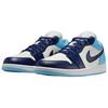 Air Jordan 1 Low Blue Chill Men Sneakers Sail Hot-Lava Blue-Void 553558-149