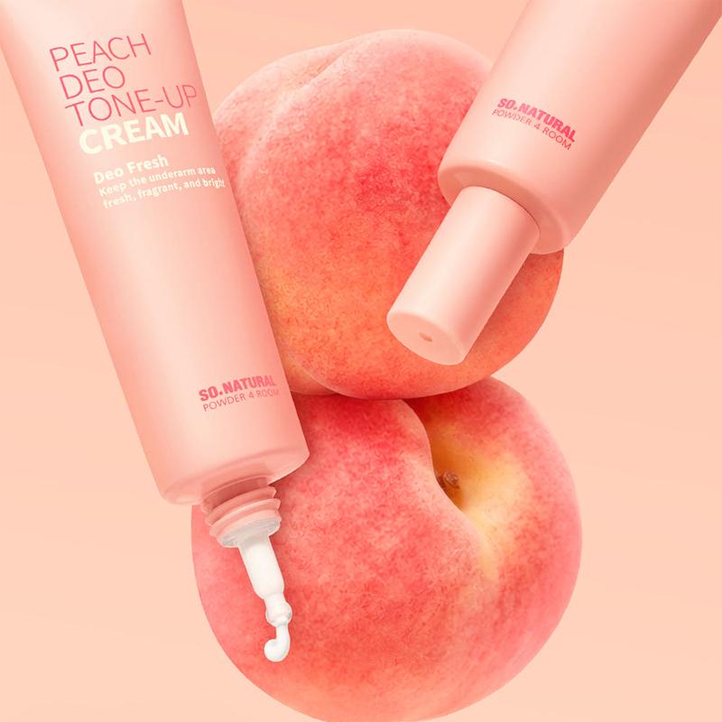 SO NATURAL Pfirsich Deo Tone-up Creme 50ml