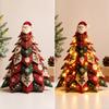 Decorative Patchwork Set with Lights for Holiday and Everyday Decor