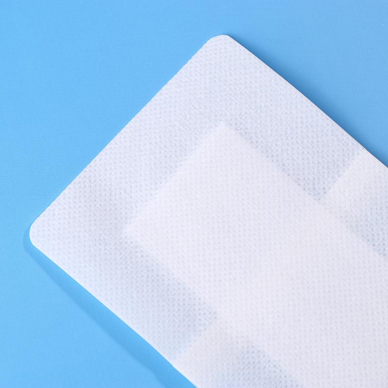 10Pcs Wound Dressings Breathable Edge Gauze Pads Soft Non-Woven Bandages Self-Adhesive Wound Dressings Outdoor Elastic Tape