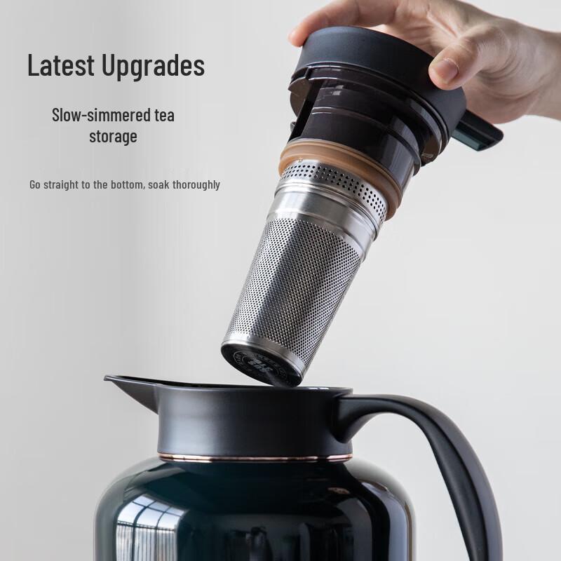 MEIISEO 2L 316 Stainless Steel Insulated Stewing Teapot