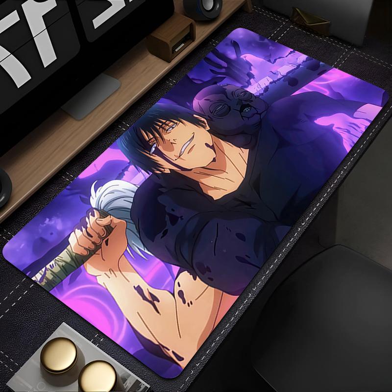 Household Goods Gaming Mousepads Mouse Mat Big Desk Mats NonSlip Rubber Mouse Pad Jujutsu Kaisen Toji Fushiguro Keyboard Pad