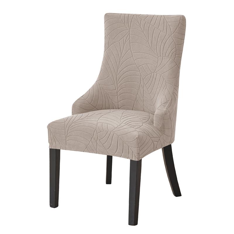 

1/2pcs Stretch Jacquard Chair Cover Small Arm Dining Chair Slipcover Washable High Sloping Armchair Case Dining Room Home Decor 1pc