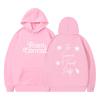 Oversized Hooded Sweatshirt With Graphic Print Teens Unisex Loose Fit Winter Streetwear