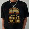 Mordor Fun Run Print T-Shirt Moto Riders Men's Casual O-Neck Tops Tee 2026