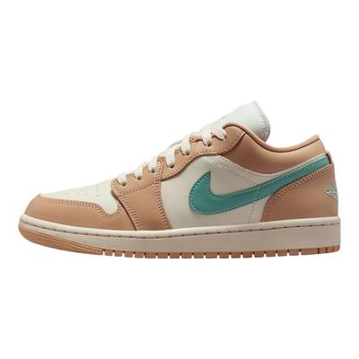 Air  1 Fashion Comfortable Non-Slip Wear-Resistant Low-Top Retro Basketball Shoes Women Sneaker Beige Orange DC0774-130