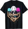 Baseball Drip Boys Ice Cream Waffle Home Plate Respect Drip Gift Unisex T-Shirt
