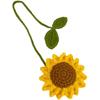 Handmade Sunflower Car Mirror Hanging Accessories for Women Car Styling Decor Auto Ornament Rear View Mirror Hanging Accessories