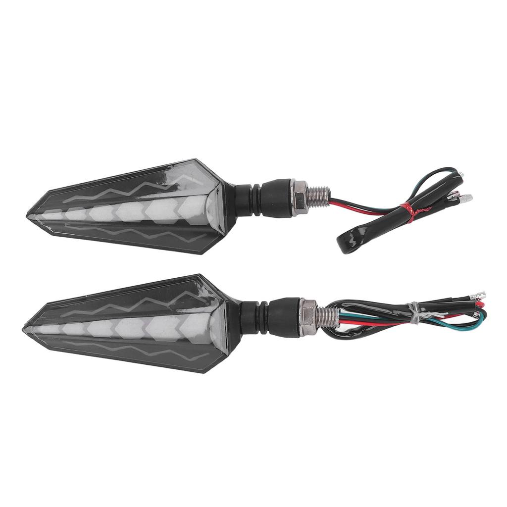 1 Paar DC12V Motorrad 2-Wege Blinker Universal IPX6 Wasserdicht LED Kontrollleuchte für