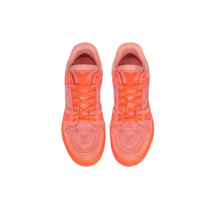 Louis Vuitton X Virgil Abloh Trainer Sneakers 'Virgil Peach' 1A8KCS