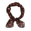 Stylish Black Dotted Small Square Scarf for Men and Women Neckerchief Headscarf Trendy Dotted Neck Scarf Square Scarves