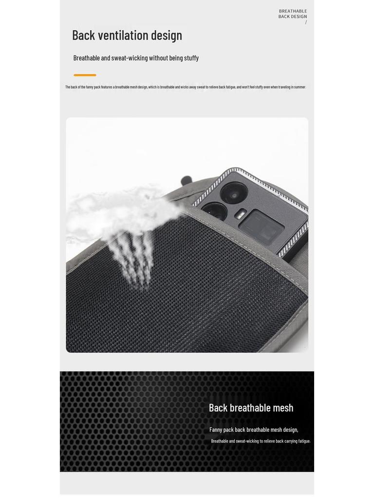 Unisex Waterproof Sports Fanny Pack - Multifunctional Running Waist Belt Bag for Phone and Marathon Gear