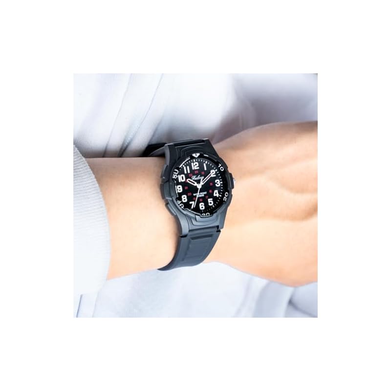 [Citizen Q&Q] Analog Watch, 10 ATM Water Resistant, Urethane Strap, VP84-854, Men's, Black