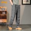 Jeep Men's Straight-Leg Multi-Pocket Cargo Pants