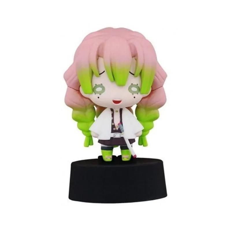Demon Slayer Kimetsu No Yaiba Infinity Castle Gashapon Q Version Mini Drummer Figurine Iguro Obanai Action Figure Model Toys