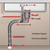 Kitchen Sink Drain Pipe Kit