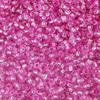 Forsølvede 3 mm glassfrøperler for DIY-smykker - Flere farger