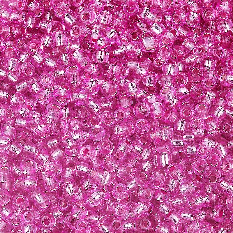 Forsølvede 3 mm glassfrøperler for DIY-smykker - Flere farger