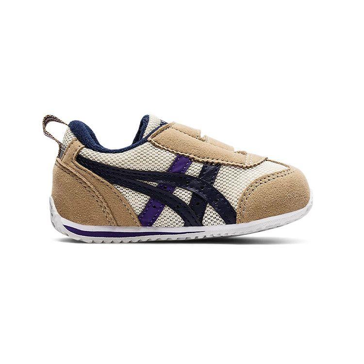 Asics Idaho Baby 4 Low Top Durable Running Shoes Baby Shoes Brown Black 1144A235-200