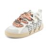 Kappa Textile , Synthetic Leather , Split Cow Leather Slip Resistant Abrasion Resistant Low top Skateboard Shoes Unisex (Unisex) Skate Shoes