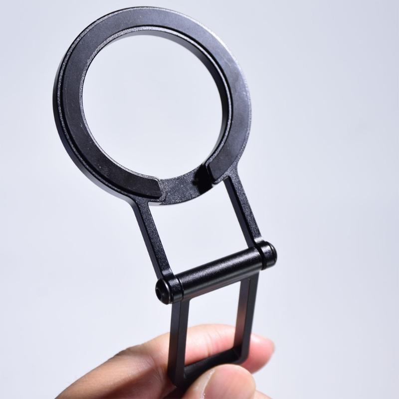 Aluminum Magnetic Phone Holder Rotatable Mobile Phone Mount Upgrades for Stable Video Recording & Multiple Angle Shoot