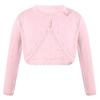 Little Girls Long Sleeve Cotton Solid Knit Bolero Cardigan Shrug Sweaters Birthday Party Dress Coat