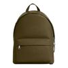 Taylor 30 Zipper Closure Cowhide Patchwork Backpack Large Size Men's Dark Green
