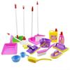 Role Playing Children Cleaning Kit Broom Brush Housekeeping Playset  Housework Supplies