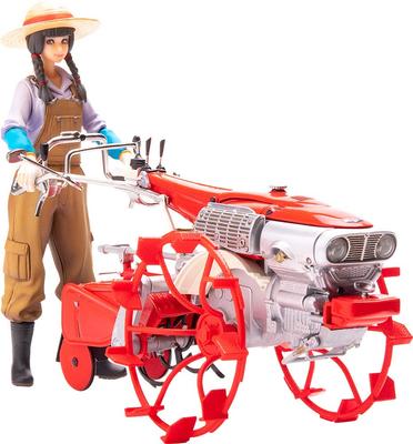 PLAMAX Minimum Factory Inaho with Honda Tiller F90 Paddy Wheel Scale Assembly Type Plastic Model MF-28 Ver. 1/20 ABS&PS