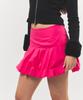 Romantics Balloon Fit Cotton Mini Skirt Hot Pink