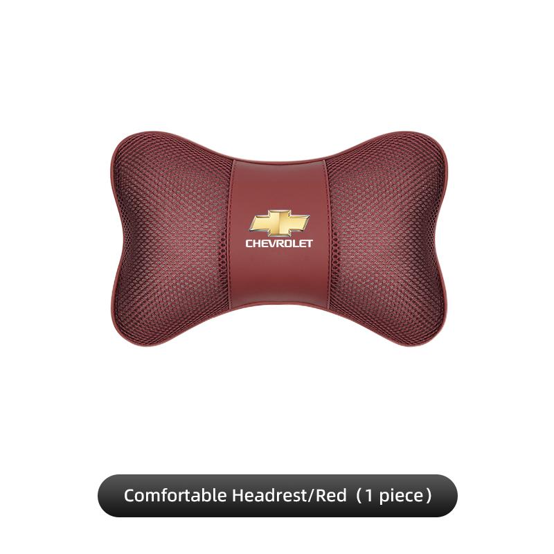 High-end Ice Silk Car Seat Headrest Memory Foam Comfort Pillow Auto Interior For Chevrolet CRUZE Spark Captiva Tracker Epica Z71