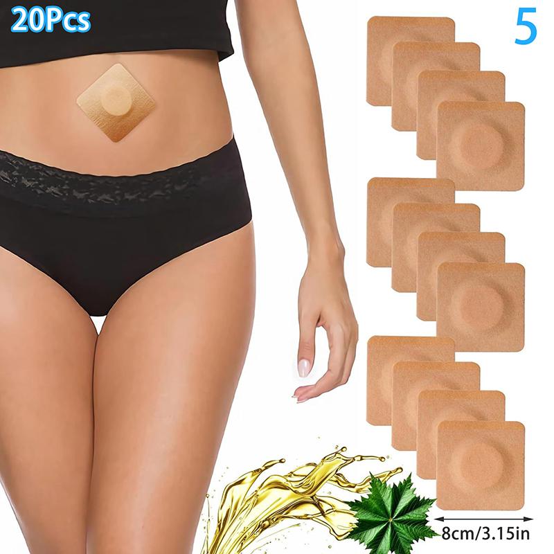 Replacement Disposable Castor Oil Pack Self-Adhesive Universal Adhesive Navel Stickers Seepage Resistant Belly Button Protectors