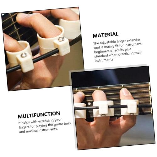 SOESFOUFU Musical Instrument Finger Expander, Ukulele Finger Stretcher, Acoustic Expansion Sleeve for Piano, Oud, Guitar, Finger Extensors, Finger Gua