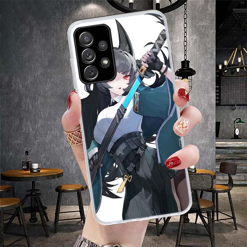 Hoshimi Miyabi Zenless Zone Zero ZZZ Soft Phone Case For Samsung Galaxy A12 A22 A32 A52 A72 A02S A51 A50S A71 A70 A31 A20S Note