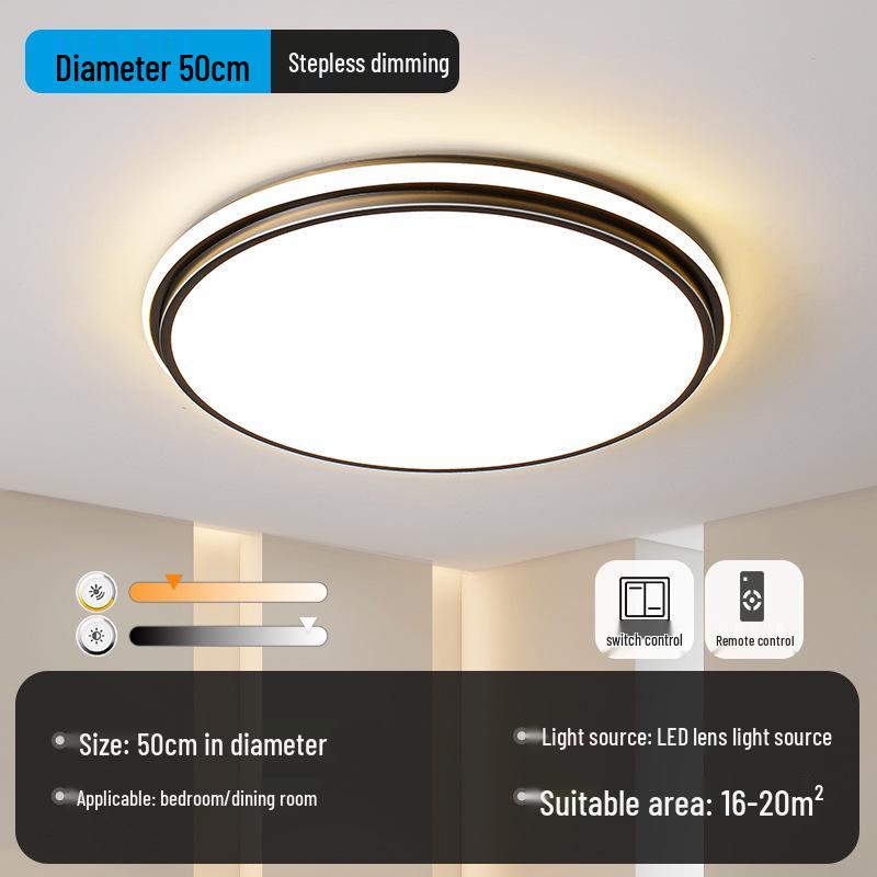 2025 Modern Round Ceiling Light: Super Bright Master Bedroom Fixture