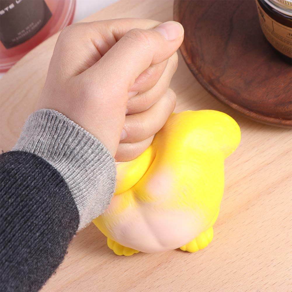 Yellow Squeeze Vent Gorilla Orangutan Soft Glue Gorilla Toys Squeezing Monkey Toys  Adults Gifts