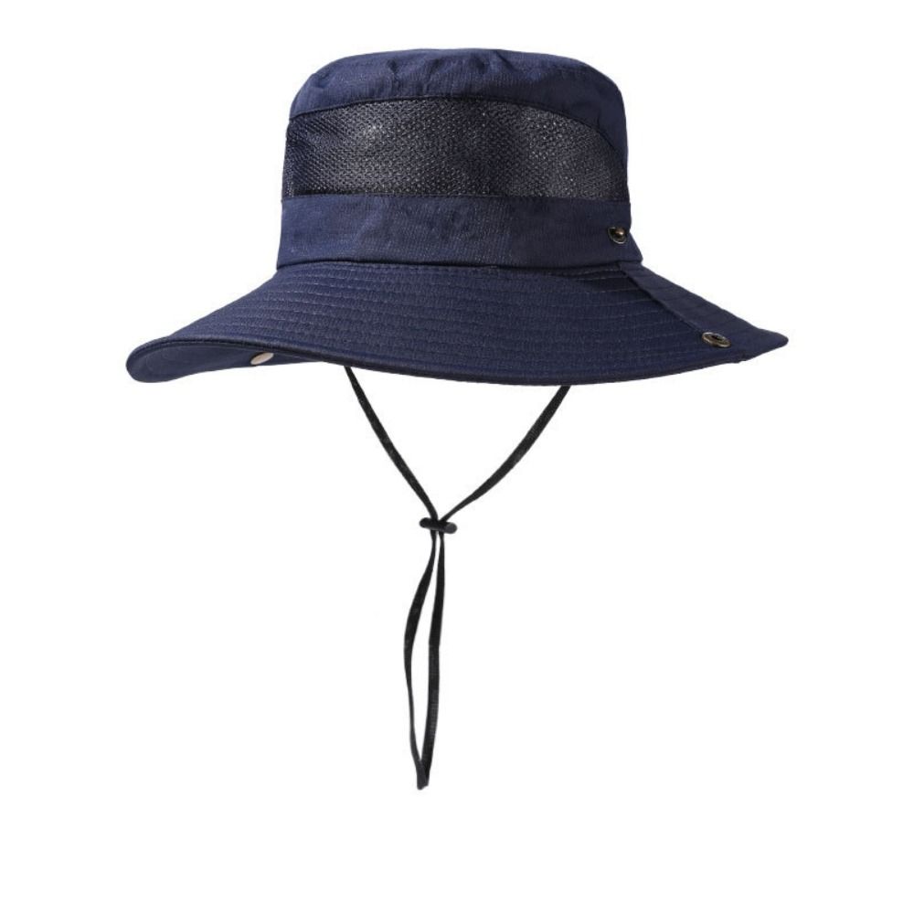 Adjustable Fisherman Hat Big Eaf Mountaineering Hat Portable Sunshade Hats  Unisex