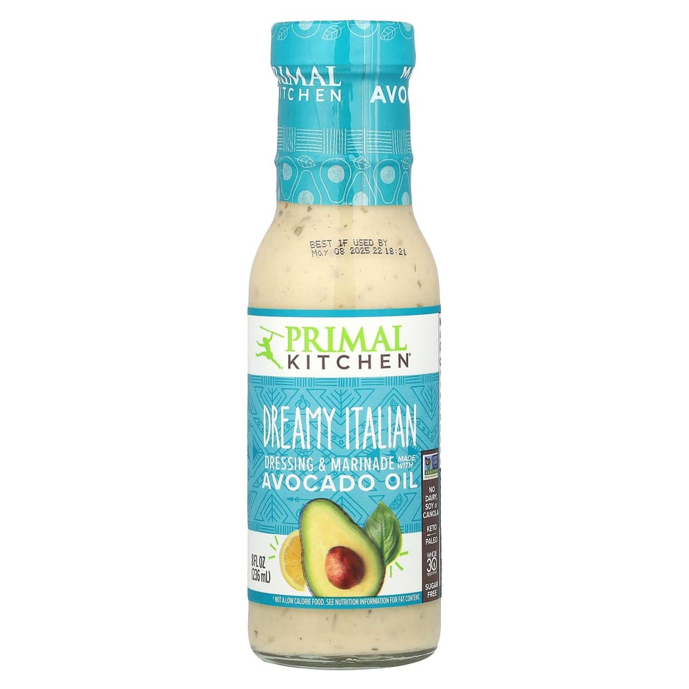 Primal Kitchen Dreamy Italian Dressing & Marinade with Avocado Oil, 236ml (8 fl oz)