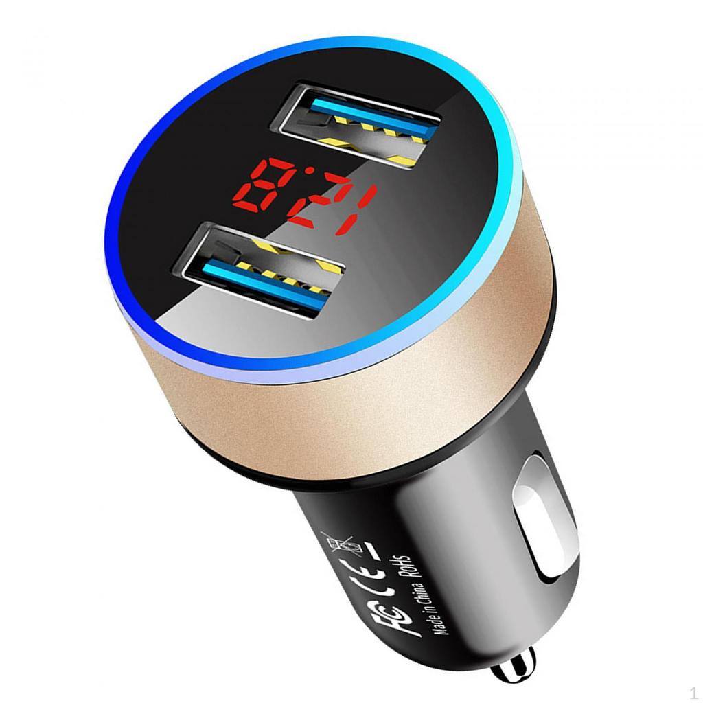 Car Charger Adapter Automotive Accessories Fast Charging for Phones MP3