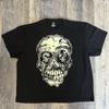 Glow In The Dark Halloween Skull Tshirt Tee Haunted House Skeletons Black 3XL